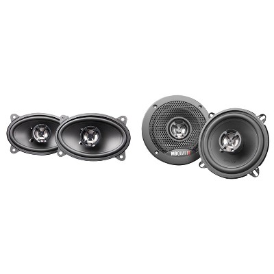 MB Quart Discus DK2-146 4x6 Inch Coax Speakers with DK2-113 5.25 Inch Coax Speakers