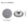 Unique Bargains Suit Dress Blouse Aluminum Fabric Cloth Covered Sewing Buttons 30 Pcs - 2 of 4