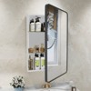 WallBeyond Aluminum Rectangle Corner Door Cabinet Wall Mirror - 2 of 4