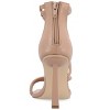 Journee Collection Womens Marza Mid Heel Open Toe Pumps - 3 of 4
