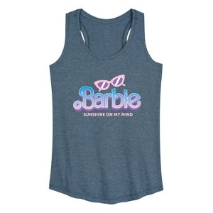 Women's - Barbie - Sunshine On My Mind Graphic Racerback Tank - 1 of 4