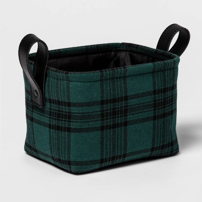 Pattern Holiday Basket Green - Threshold™