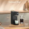 K-Mini Dual Brew Single Serve Coffee Maker – K-Cup & Ground Compatible, Adjustable 6–14 oz Cup, Auto Clean & Shut-Off – Matte Black - 3 of 4