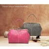 Generic Women Vintage Small Retro Handbags Kiss Lock Crossbody Purse Frosted Leather - 2 of 4