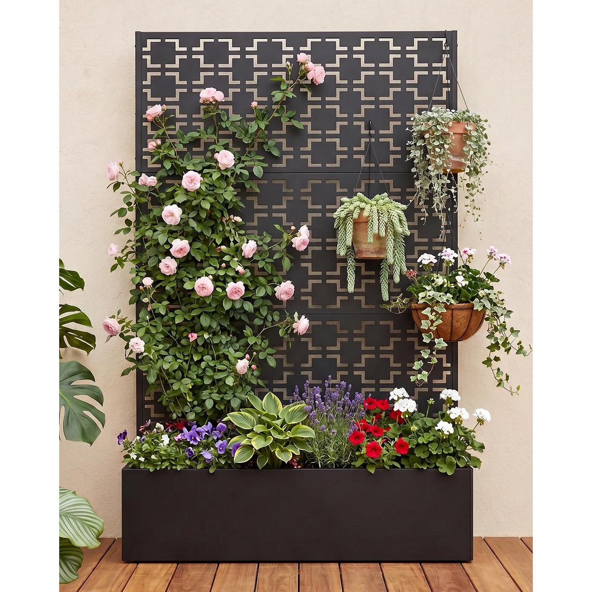 Schermo decorativo a quadrati