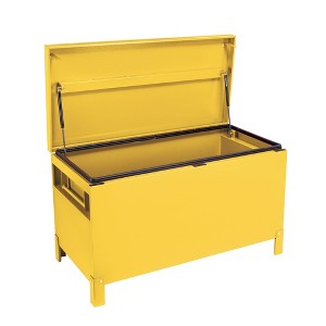 GustoWave Steel Truck Bed Toolboxes, 36'' Jobsite Storage Box Heavy Duty Steel Jobsite Tool Chest, Large Deck Truck Bed Box - 1 of 4
