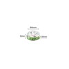 Unique Bargains Rhinestone Small Round Bulk Glass Spacer Beads for Jewelry Making 100 Pcs - 2 of 4