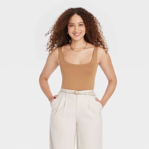 Women's Seamless Tank Bodysuit - A New Day™ - 1 of 4