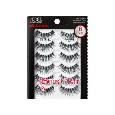 Ardell Wispies 113 False Eyelashes - 6 pair