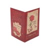 Unique Bargains Greeting Card Rose Garden Series Butterfly Rose Small Paper 5.5"x3.9"x0.4" 1 Pc - 4 of 4