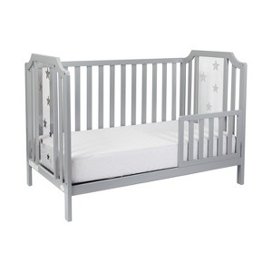 Lirago Light Gray 3-in-1 Convertible Island Crib - 1 of 4