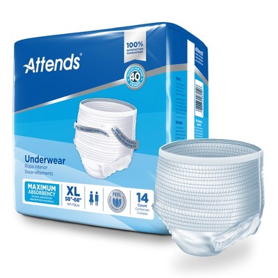 Attends Disposable Underwear, Heavy