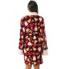 Just Love Women's Plush Velour Robe – Soft Trimmed Lounge Bathrobe - 3 of 3