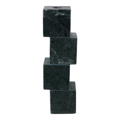 Modern Marble Candle Holder - Handmade Stone Taper Holder for Home, Office, Bedroom & Living Room Decor - Tall Contemporary Design, Elegant Finish