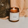 Sweet Water Decor Let it Snow 9oz Amber Jar Soy Candle - 2 of 3