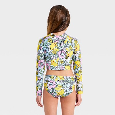Pokemon Girls' Pokemon Long Sleeve Bikini Set - M — фото 2