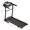 VisioGear Home Folding Treadmill, 300LBS Weight Capacity Walking Jogging with 3 Level Incline for Home Gym, Black&Silver, 55.5"*24.2"*41.5" - 3 of 4