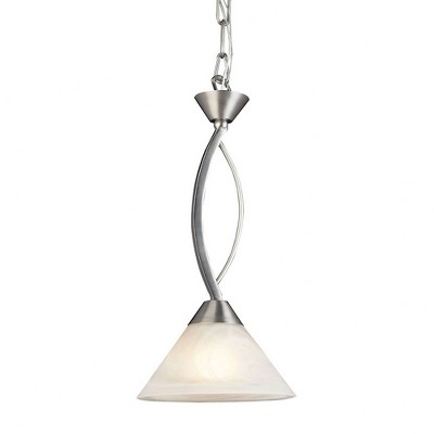 Elk Home Elysburg 1 - Light Pendant in  Satin Nickel