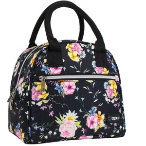 OPUX Insulated Lunch Box Women, Cooler Bag Tote Girls Kids Teen Adult, Soft Reusable Thermal Meal Prep Purse - 1 of 4
