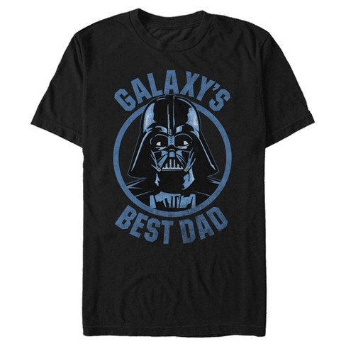 Men's Star Wars Darth Vader Galaxy's Best Dad T-shirt - Black - 3x ...