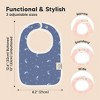 KeaBabies 8-Pack Organic Baby Bibs for Boy, Girl, Drool Bibs, Baby Bib for Girls, Boys,  Newborn Teething Bibs - 2 of 4