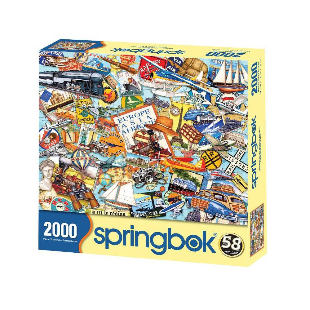 Photos - Jigsaw Puzzle / Mosaic Springbok Wanderlust Jigsaw Puzzle - 2000pc 