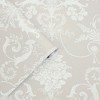 Laura Ashley Josette White and Dove Grey Wallpaper - 3 of 4