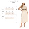 August Sky Women's Sweater Top Mixed Media Midi Dress - 4 of 4