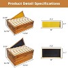 10-Frame Beeswax-Coated Beehive Starter Kit – Complete Langstroth Hive w/2 Deep & 1 Super Box, Cedarwood Construction for Beginner Beekeepers - 2 of 4