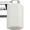 Progress Lighting Estrada 2-Light Vanity Light, Polished Chrome, Opal Glass. Timeless hexagonal motif for modern bathrooms. - 3 of 3