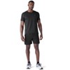 Future Planet Men's Horizon Quick-Dry Performance Sport Athletic Active Outdoor T-Shirt Tee Black / Charcoal - 4 of 4