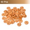 Unique Bargains Wooden DIY Craft Clothing Sewing Buttons 50 Pcs - 3 of 4