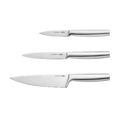 Ayesha Curry 3pc Home Collection Japanese Steel Cooking Knife Set Blue