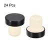 Unique Bargains Rubber Aluminum T-shaped Reusable Sealing Wine Bottle Stopper 24 Pcs - 3 of 4
