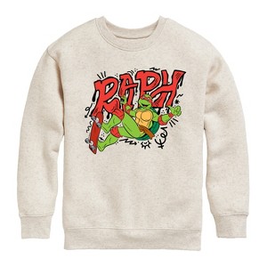 Boys' - Teenage Mutant Ninja Turtles - Raph Graphic Long Sleeve Fleece Sweatshirt - 1 of 4