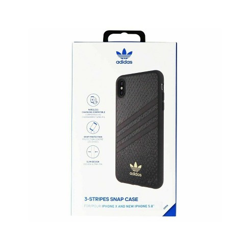 Adidas 3-stripes Snap Case Apple Iphone Xs/x - Black Snake / : Target