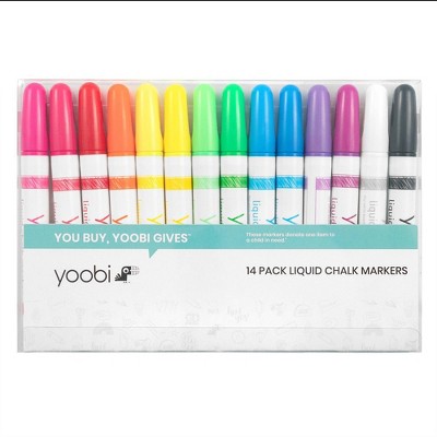 14ct Chalk Marker Set Assorted Colors- Yoobi™