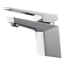 KubeBath Aqua Siza Single Lever Modern Bathroom Vanity Faucet - Chrome - 1 of 4