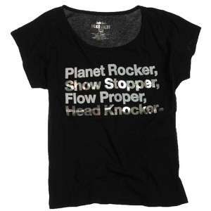 Ecko Unltd. Womens Lyric Open Neck Graphic T-Shirt - 1 of 1