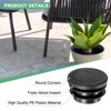 Unique Bargains Durable Plastic Multipurpose Use Mechanical Fasteners 30 Pcs Black - 2 of 4