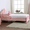 Twin Nemma Princess Crown Twin Kids' Bed Pink - Homes: Inside + Out: Modern Kids Bedroom Furniture, Decorative Scrollwork - 2 of 4