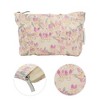 Unique Bargains Travel-friendly Rabbit Handheld Makeup Bag Purple 1 Pc - 3 of 4