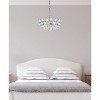 Elegant Lighting Emilia 16 inch pendant in chrome - 2 of 4