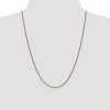 Black Bow Jewelry 1.4mm 14k Yellow Gold Solid Diamond Cut Spiga Chain Necklace - 2 of 4