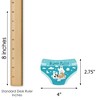 Big Dot of Happiness Arctic Polar Animals - Diaper Shaped Raffle Ticket Inserts - Winter Baby Shower Activities - Diaper Raffle Game - Set of 24 - 3 of 4