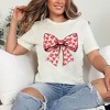 Simply Sage Market Women's Coquette Hearts Short Sleeve Graphic Tee - 3 of 4