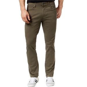 I.N.C International Concepts Mens Twill Stretch Casual Chino Pants, Green, 40W x 33L - 1 of 1