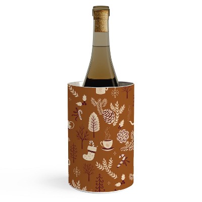 Pimlada Phuapradit Christmas Woods 2 Wine Chiller - Deny Designs