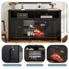 NicBex TV Stand for 60 Inch TV with Storage Space,TV Entertainment Center with 23 Inch Electric Fireplace,TV Console Table for Living Room - 4 of 4