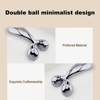 Evo Bytes Skinsculpt Massaging Beauty Roller Tool 3D Face Roller Metal Facial Massager - Silver - 3 of 4